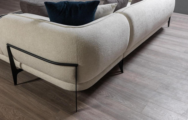 Woonkamer hoekbank L-vorm gestoffeerde banken luxe modern meubilair bank bank