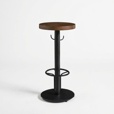 Bartafel Rond Staande Tafel Modern Hout Bruin Meubels Nieuw Luxe Ontwerp