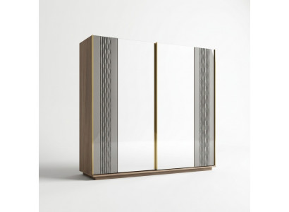 Ontwerp kast slaapkamer luxe houten kledingkast modern meubilair