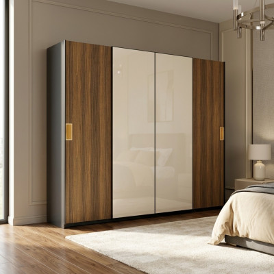 Kledingkast Luxe Nieuw Slaapkamer Modern Kast Hout Meubel Ontwerp