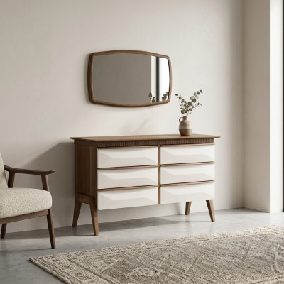 Modern Design commode met spiegel slaapkamer luxe kast nieuw meubilair