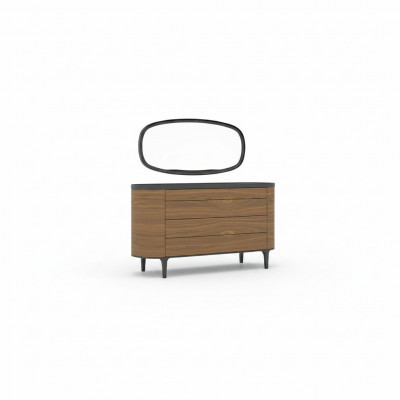 Dressoir met spiegelontwerp Luxe kast Moderne stijl Slaapkamermeubels Nieuw
