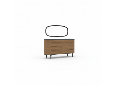 Dressoir met spiegelontwerp Luxe kast Moderne stijl Slaapkamermeubels Nieuw