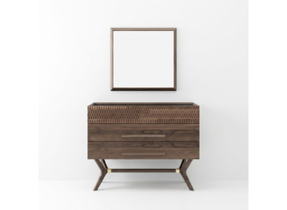 Luxe ladekast met spiegel Slaapkamerstijl Modern Houten kastontwerp