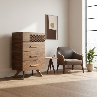 Modern slaapkamer commode ontwerp luxe stijl houten kast nieuw meubilair