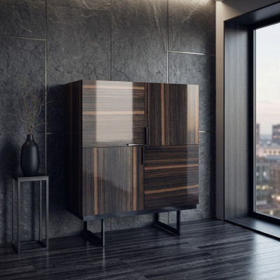 Eetkamer Luxe Dressoir Ontwerp Sideboard Houten Kast Moderne Meubels