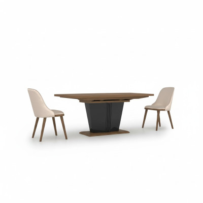 Eetkamerset 5-delig Eetgroep Modern Eettafel Ontwerp 4x Stoelen Meubels