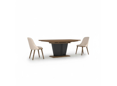 Eetkamerset 5-delig Eetgroep Modern Eettafel Ontwerp 4x Stoelen Meubels