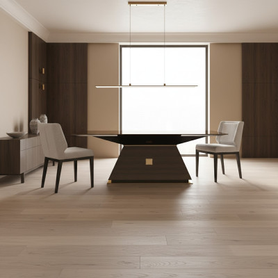 Luxe Groep Textiel Bekleding 4x Stoelen Houten Eettafel Eetkamer Ontwerp Set