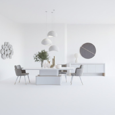 Luxe eetkamer set Eettafel Ontwerp Dressoir Moderne Meubels Eetgroep