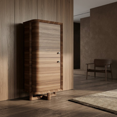 Eetkamer 2x kast Hout Bruin Meubels Nieuw Luxe Inrichting Houten kast