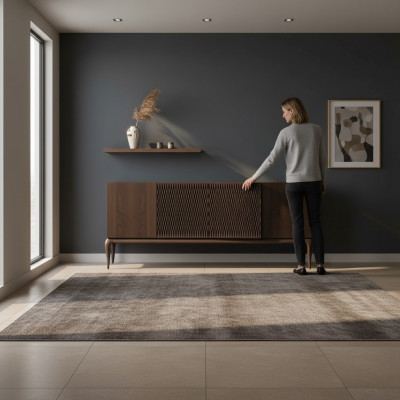Eetkamer dressoir luxe inrichting modern design houten kast nieuw meubilair