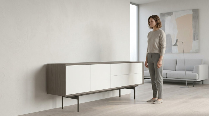 Eetkamermeubilair Sideboard Modern Houten Kast Ontwerp Inrichting