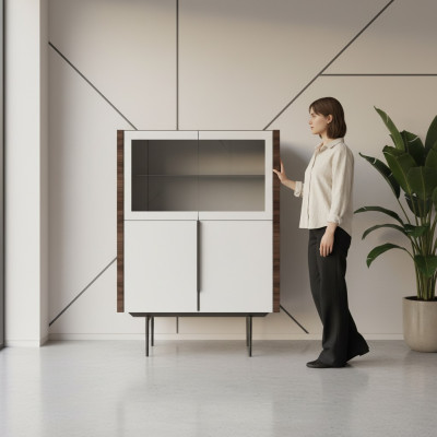 Eetkamer vitrine luxe inrichting design meubels kasten modern nieuw