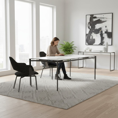 Moderne eetkamermeubels Eettafel 4x stoelen Luxe inrichting Tafel Nieuw