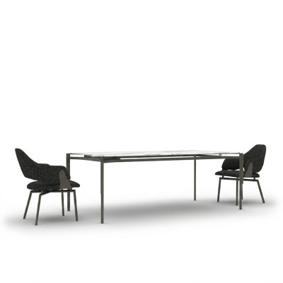 Moderne eetkamermeubels Eettafel 4x stoelen Luxe inrichting Tafel Nieuw