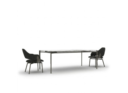 Moderne eetkamermeubels Eettafel 4x stoelen Luxe inrichting Tafel Nieuw