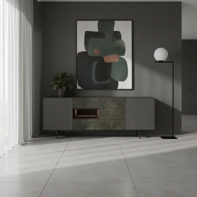 Eetkamer Modern dressoir design meubels luxe inrichting houten kast