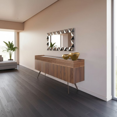 Eetkamer dressoir Modern inrichting Luxe ontwerp Houten kast Nieuw