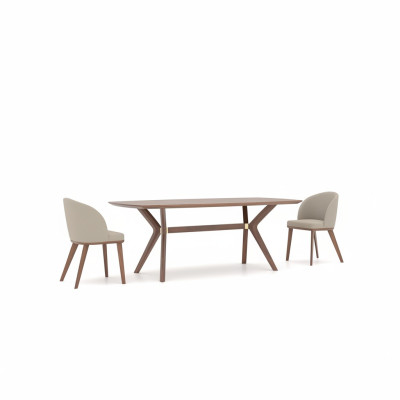 Eetkamer Eettafel 4 stoelen Luxe inrichting Modern design