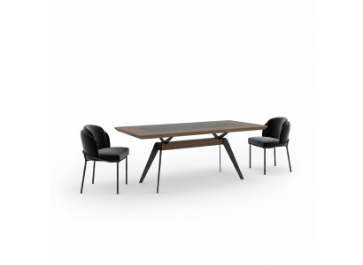 Luxe eetkamerset Eettafel 4 stoelen Stof Eethoek Set Nieuw