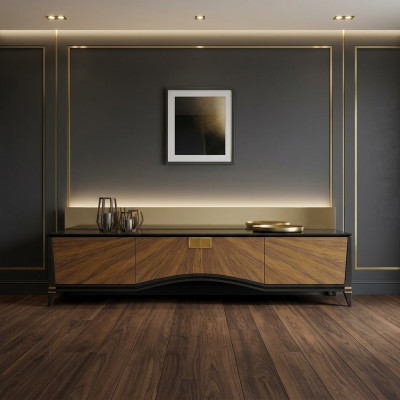 Modern woonkamer tv-standaard design meubilair tv-kast houten meubelen nieuw.