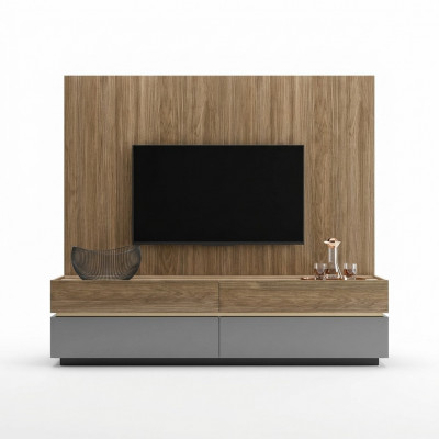 Woonwand TV wand Houten Stijl Modern Woonkamer Meubels TV Stand Nieuwe Inrichting