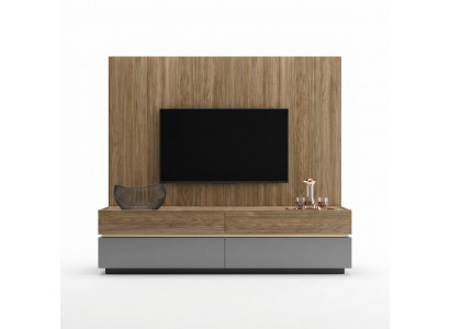 Woonwand TV wand Houten Stijl Modern Woonkamer Meubels TV Stand Nieuwe Inrichting