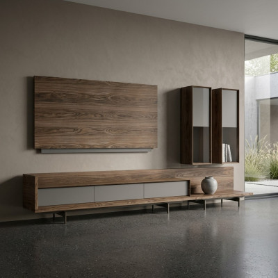 Woonkamer meubels TV-standaard Complete muurkast TV frame Designer inrichting Wohnzimmermöbel TV-Ständer Kompletter Wandkasten TV-Rahmen Designer-Einrichtung