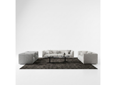 Bankstel Beklede meubelen 2x Driepersoons bank Luxe 2 fauteuils bank 3+3+1+1