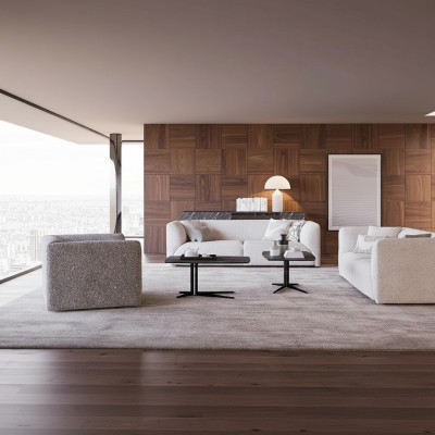 Luxe bankstel set van 3 stuks, fauteuil 2x bank driezitter woonkamer inrichting.
