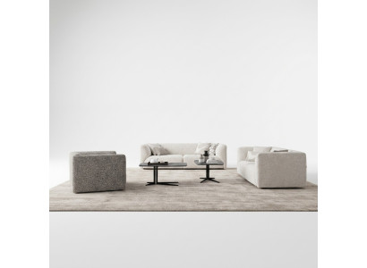 Luxe bankstel set van 3 stuks, fauteuil 2x bank driezitter woonkamer inrichting.