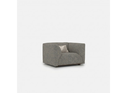 Woonkamer gestoffeerde meubels fauteuil luxe gestoffeerde zitting modern ontwerp inrichting