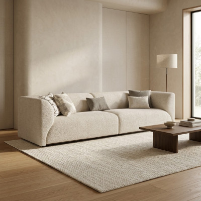 Woonkamer meubels, vierzits bankstel, modern design, nieuw interieur