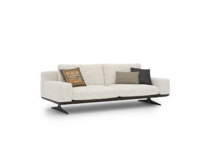 Luxe driezitsbank gestoffeerde bank Moderne woonkamer Designerinrichting