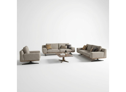 Woonkamerset 6-delig 2x Bank Driepersoons Modern 2x Fauteuil Bankstel Salontafel  Woonkamerset 6-delig 2x Bank Driepersoons Modern 2x Fauteuil Bankstel Salontafel