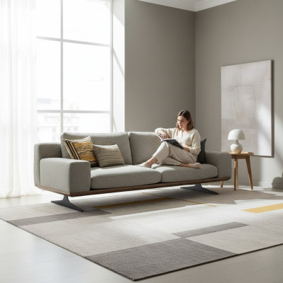 Woonkamer bank driezits Modern bankstel Luxe gestoffeerde meubels  Woonkamer bank driezits Moderne bank Luxe gestoffeerde meubels