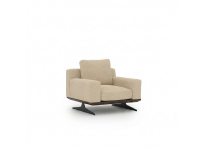 Ontwerper Fauteuil Woonkamer Inrichting Stof Modern Gestoffeerd Nieuw