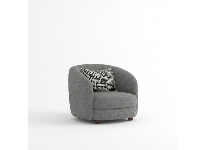 Moderne meubels fauteuil gestoffeerde zitting ontwerper inrichting gestoffeerd meubilair textiel nieuw
