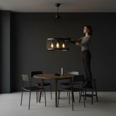 Plafondlamp Een modern luxueus nieuw stijl hanglamp ontwerp woonkamer