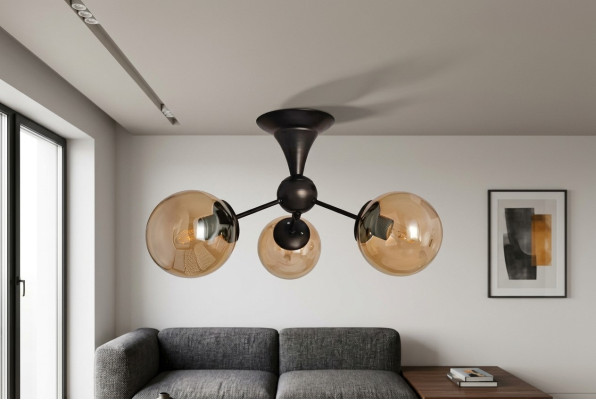Plafondlamp moderne hanglamp woonkamer Black Luxe Verlichting
