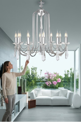 Lamp Hanglamp Kroonluchter Kristallamp Plafondlamp Lampen 75x100