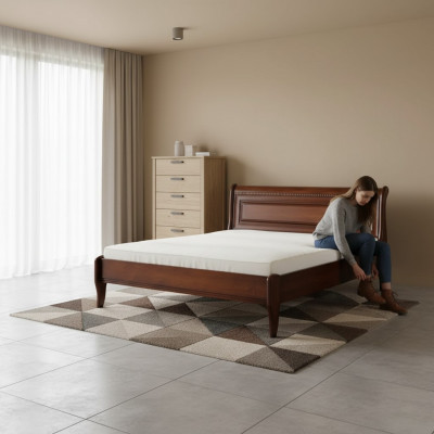 Beddesign Luxe Hotelbedden Echtslaapkamer Dubbele Barokhouten bedden