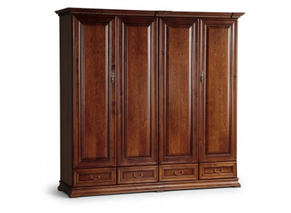 Kledingkast Slaapkamer Houten Kast Barok Rococo Kasten 4-deurs