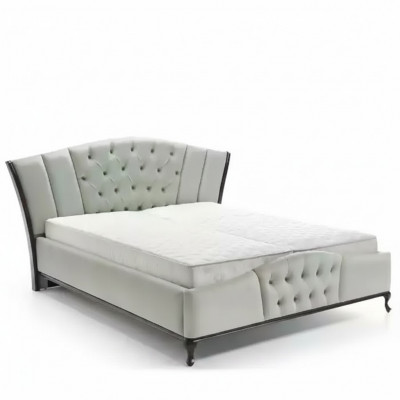 Beddengoedontwerp luxe dubbele hotelbedden Chesterfield houten meubels nieuw