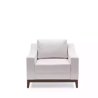 Fauteuil wit Scandinavisch Gestoffeerde fauteuil Tv-fauteuil Lounge Club Meubels