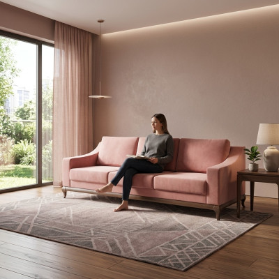 Driesitsbank Bank Moderne Meubels Woonkamer Luxe Bankstel Ontwerp