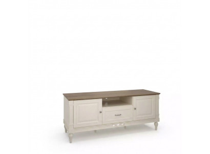 Tv-standaard, dressoir, houten tafel, wandplank, modern tv-standaardontwerp.