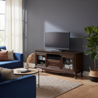 Woonkamer tv-standaard Moderne tv-standaard massief houten kast meubels