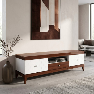 TV-standaard in de woonkamer Tv-standaard Luxe woonkamermeubels Hout rtv